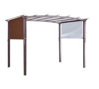 Copertura Di Ricambio For Pergole Copertura Durevole E Impermeabile Tessuto Di Poliestere Resistente Alle Intemperie Adattamento Universale For Patio E Giardino(Brown,300 * 240cm)