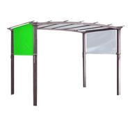 Copertura Di Ricambio For Pergole Copertura Durevole E Impermeabile Tessuto Di Poliestere Resistente Alle Intemperie Adattamento Universale For Patio E Giardino(Green,300 * 240cm)