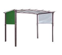 Copertura Di Ricambio For Pergole Copertura Durevole E Impermeabile Tessuto Di Poliestere Resistente Alle Intemperie Adattamento Universale For Patio E Giardino(Dark green,520 * 200cm)