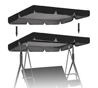 Copertura di ricambio impermeabile resistente ai raggi UV per dondolo da patio a 2 e 3 posti, copertura superiore per ombrellone da esterno