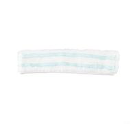 Copertura di ricambio in microfibra per lavavetri Leifheit M, ad alto assorbimento, per superfici in vetro, specchi, lavabile a 40°C, 27,5 cm, turchese (confezione da 6)