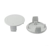 Copertura di ricambio per bobina compatibile con Bosch (2 pezzi) | per tagliaerba afs 23-37, tappo in ABS grigio per decespugliatore senza fili, accessorio per attrezzi da giardino