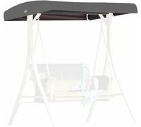 Copertura di ricambio per dondolo a 3 posti, impermeabile, antivento, anti-UV, tetto superiore per amaca da giardino e patio