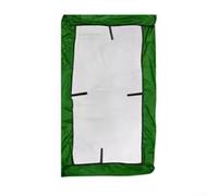 Copertura di ricambio per dondolo da giardino, impermeabile, resistente al sole e al vento, poliestere 190T rivestito in argento, 191 x 120 x 18 cm, grigio (verde 191 x 120 x 18 cm)