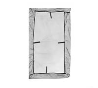 Copertura di ricambio per dondolo da giardino, impermeabile, resistente al sole e al vento, poliestere 190T rivestito in argento, 191 x 120 x 18 cm, grigio (grigio 191 x 120 x 18 cm)