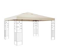 Copertura di ricambio per gazebo, copertura impermeabile per tetto, a 1 livello, parte superiore ventilata, poliestere 300D, per patio estivo e veranda