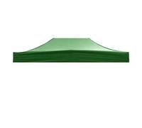 Copertura di ricambio per gazebo impermeabile, 3 x 4,5 m, verde, in tessuto per esterni, protezione dai raggi UV, in tessuto Oxford, copertura sostituibile per gazebo