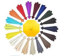 Copertura di Ricambio per ombrellone 6/8 Stecche, Panno di Ricambio Protettivo UV 200/230/270/300cm, Impermeabile Tenda per Ombrellone da Giardino Patio e Spiaggia(Giallo,8ribs: 2.7m/8.8ft)