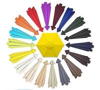 Copertura di Ricambio per ombrellone 6/8 Stecche, Panno di Ricambio Protettivo UV 200/230/270/300cm, Impermeabile Tenda per Ombrellone da Giardino Patio e Spiaggia(Giallo,6ribs:2.5m/8.2ft)