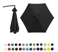 Copertura di ricambio per ombrellone da giardino a sbalzo 2,7 m/3,0 m, copertura per ombrellone da giardino a 6/8 bracci, soluzione ombreggiante per esterni