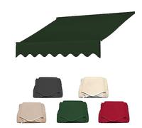 Copertura di ricambio per ombrellone rettangolare, per balcone, giardino, piscina e spiaggia, 2 m x 3 m, impermeabile, protezione UV per ombrelloni a 6 stecche