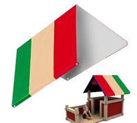 Copertura di ricambio per parchi giochi, copertura impermeabile per il tetto del parco giochi, decorazione per giochi all'aperto, 132 x 226 cm, telo per casa da gioco per cortile esterno