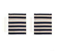 Copertura di ricambio per sedia da regista, in tela resistente e schienale, kit per sedie da regista, stile casual per la casa (2 set), 397Y94POGCQ7R52HY9BG04