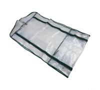 Copertura di ricambio per serra a 4 ripiani, materiale PVC per riparo dalle intemperie difficili, resistente al gelo, senza telaio, 69 x 49 x 158 cm (trasparente)