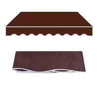 Copertura di ricambio per tenda da giardino retrattile in tessuto PVC Oxford, per terrazze e terrazze, materiale resistente alle intemperie.