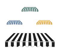 Copertura di ricambio per tenda da sole retrattile, tessuto impermeabile resistente ai raggi UV, per terrazza e uso commerciale, migliora il comfort e la protezione all'aperto