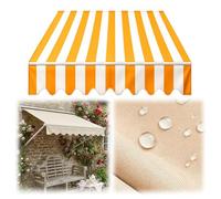 Copertura di Ricambio per Tende da Sole con Mantovana Telo per Tende da Esterno Antistrappo e Impermeabile Tendone Parasole per Cortile e Veranda Senza Struttura 3.5x2.5m 5x3.0m