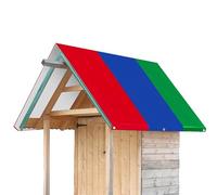 Copertura di ricambio per tettoia per parco giochi, copertura parasole di ricambio resistente ai raggi UV | 132 x 226 cm, telo per casa da gioco, accessori per la scoperta del cortile per la casa
