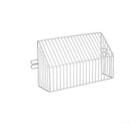 Copertura di scarico laterale in acciaio inossidabile 304 per grondaie con design curvo di sicurezza, rete anti intasamento e caratteristiche di esclusione animali (M)