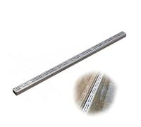 Copertura di scarico per esterni in acciaio inox resistente con griglia, sistema di scarico stretto per cortile, lavello da bagno e vasca da bagno, 100 x 15 x 7,9 cm, durevole e resistente alla