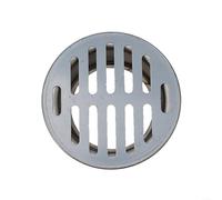 Copertura di scarico rotonda in acciaio inossidabile per un efficace drenaggio di balconi e tetti (Ø83 mm)