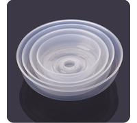Copertura di schizzi a microonde, copertura a microonde per cibo trasparente per alimenti per cucina a microonde, copertura per mantenimento della torta con presa di protezione (Piccolo 14 cm)