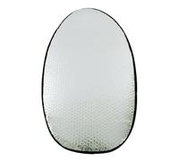 Copertura di Sett DE Moto - Tappetino riflettente del sole impermeabile con scudo in alluminio | Cuscino di isolamento termico pieghevole per scooter, ciclomotore e moto | Protezione UV per il
