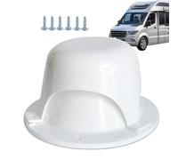 Copertura di sfiato del tetto RV - Materiale ABS, alloggiamento durevole, 5,3 x 3 pollici, forma leggera | Supporto sicuro con parapioggia, ricambio per e circolazione del veicolo all'aperto