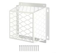 Copertura di sfiato in acciaio inox 304 per asciugatrice e ventilatori da bagno, supporta una ventilazione sicura e riduce il rischio di blocco nel tempo (bianco)