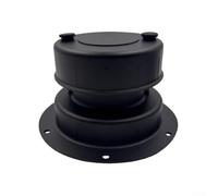 Copertura di sfiato in alluminio resistente per tubi di ventilazione del tetto di camper e rimorchi, adatta a tubi di ventilazione da 1 a 2 3/8 pollici, garantisce una protezione idraulica di lunga