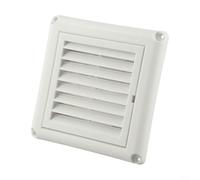 Copertura di sfiato per asciugatrice da 10,2 cm, per scarico a parete esterna, design a feritoie per un flusso d'aria ottimale in cucine e bagni