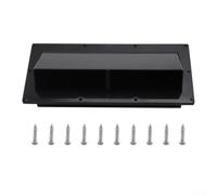 Copertura di sfiato per stufa laterale, in ABS, resistente alle intemperie, con 10 viti, compatibile con camper e veicoli