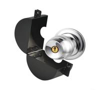 Copertura di sicurezza della serratura della maniglia della porta, ABS | Coperchio di blocco di sicurezza senza attrezzi per manopole e valvole rotonde. Guscio in ABS resistente alle intemperie