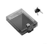 Copertura di sicurezza in ABS per pannelli del condizionatore d'aria con serratura per resistere all'usura quotidiana (trasparente)