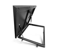 Copertura di sicurezza per lucernario in metallo, botola di fuga di emergenza, botola di accesso al tetto dell'edificio per manutenzione, grande botola di accesso al tetto(80cm/31.5in)