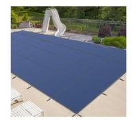 Copertura di sicurezza per piscina interrata, adatta per piscine rettangolari. Copertura in rete solida per piscine sepolte. (Blue,Dia 8,2 m (27 ft))