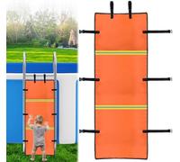 Copertura di sicurezza per scaletta per piscina, 40 x 120 cm, rete protettiva per bambini, scaletta per piscina fuori terra, per evitare che i bambini si arrampicino, cadano e annegino