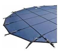 Copertura di sicurezza resistente per piscine rotonde interrate | Copertura di sicurezza resistente per piscine rotonde interrate, protegge dai detriti e migliora la sicurezza per tutte le