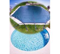 Copertura di sicurezza rotonda della piscina di inverno interrata con le ancore d'ottone per uso commerciale