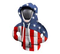 COPERTURA DI SPIRE DI PROCHETURE AUTO - Sostegno con cappuccio con cappuccio 18 x 15 cm, protezione antipolvere in tessuto, busta interna auto regolabile | Coperchio pulsante decorativo motivo amero