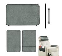 Copertura di supporto per sedia reclinabile 3pcs Divano Cushion Seat Protector Portatile Salone Simulazione Band Elastico in pelle Fascia elastica e Copertine per braccio tascabile | Protezione