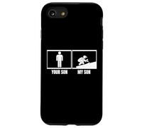Copertura di tuo figlio Mio figlio papà mamma Funny Roofer Custodia per iPhone SE (2020) / 7 / 8