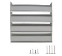 Copertura di ventilazione in alluminio per unità CA esterna, copertura di ventilazione ispessita, 50,8 x 50,8 cm, scudo regolabile per evitare il soffiaggio diretto, ideale per soluzioni di