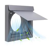 Copertura di ventilazione per asciugatrice, per esterni, in acciaio | Copertura di scarico da parete per ventilazione in casa sulla parete esterna per la sicurezza e la manutenzione di edifici