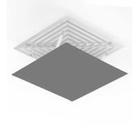 Copertura di ventilazione regolabile per un migliore controllo del flusso d'aria, distribuzione dell'aria ad alta efficienza energetica, accessorio HVAC per casa e ufficio