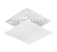 Copertura di ventilazione regolabile per un migliore controllo del flusso d'aria, distribuzione dell'aria ad alta efficienza energetica, accessorio HVAC per casa e ufficio