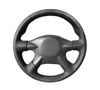 Copertura di Volante Coprivolante in similpelle nera per Almera (N16) X-Trail (T30) Primera (P12) Terrano 2 per Pathfinder Paladin Coprivolanti(Blue Thread)