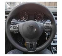 Copertura di Volante Coprivolante per auto adatto per VW Lavida B7 per Jetta Mk6 MK5 Accessori per interni auto Coprivolanti(Brown Thread)