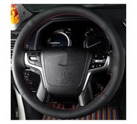 Copertura di Volante Coprivolante per auto in vera pelle, adatto per Toyota Land Cruiser 2016, 2017, 2018 e 2019, Land Cruiser Prado 2018. Coprivolanti(Brown Thread)
