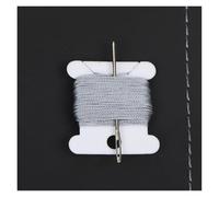 Copertura di Volante Coprivolante per auto per VW Caddy 2003-2006 Caravelle 2003-2009 Transporter T5 2006 Coprivolanti(Grey thread)